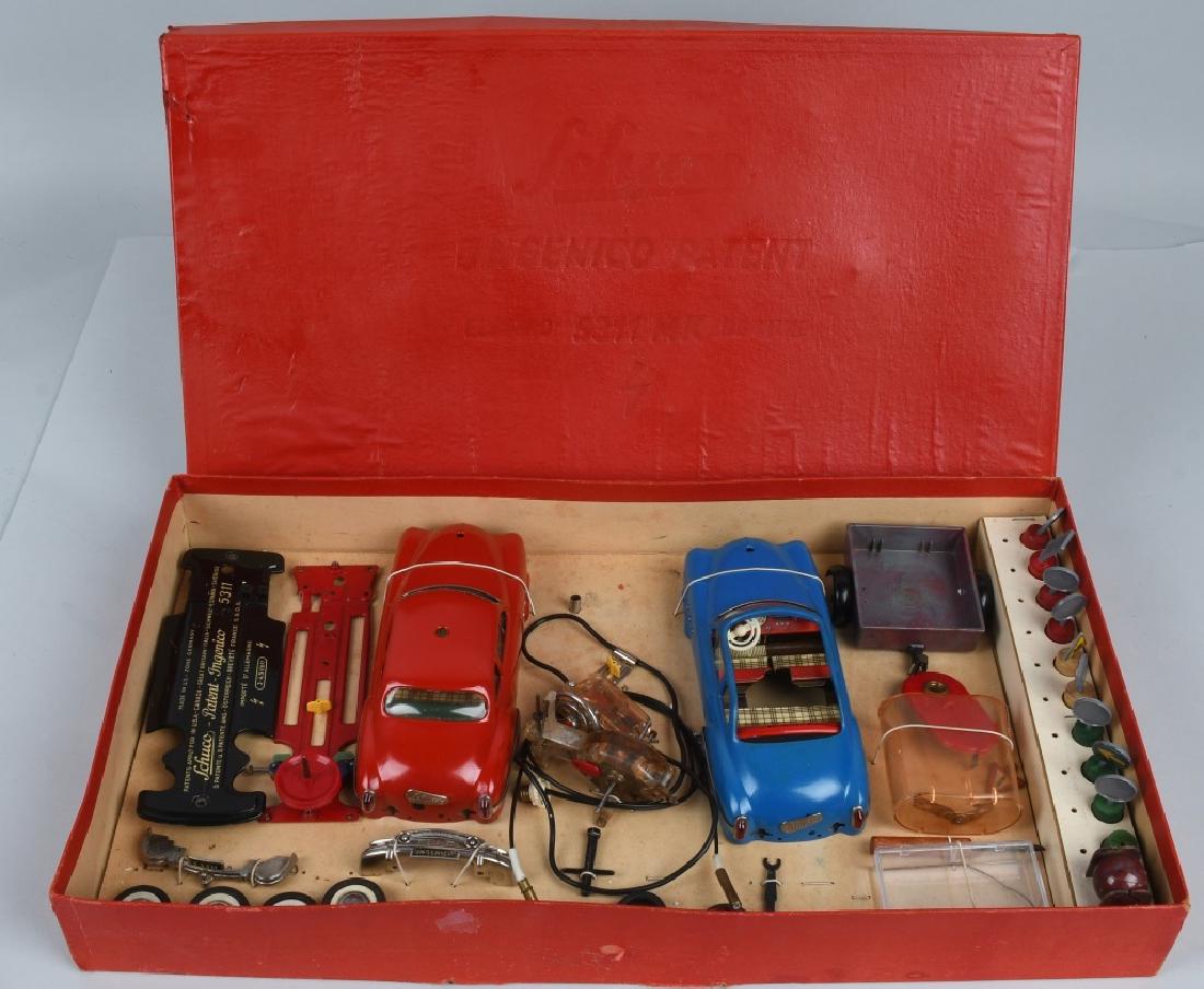 SCHUCO TIN windup INGENICO 2 CAR SET, BOXED (1 of 7)