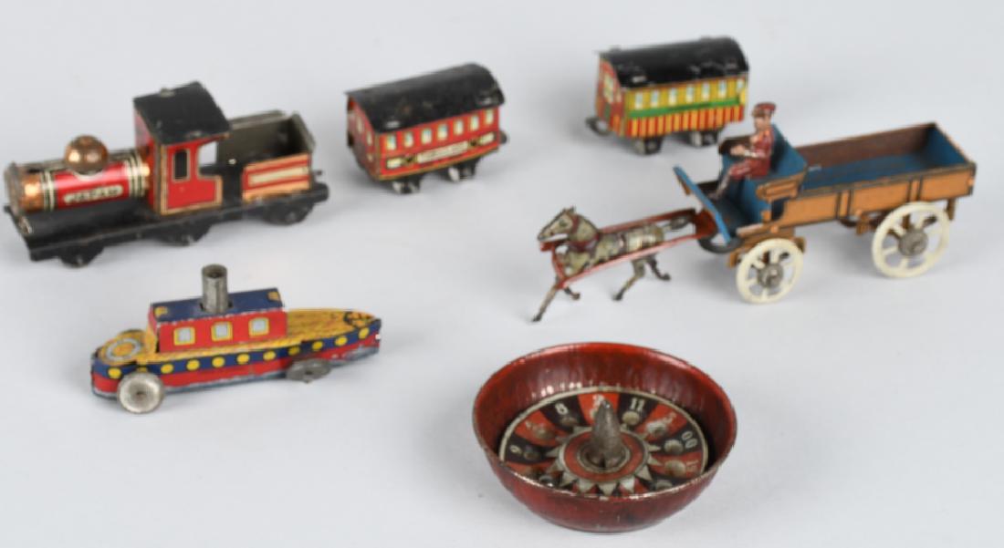 GERMAN and JAPAN TIN PENNY TOYS (1 of 8)