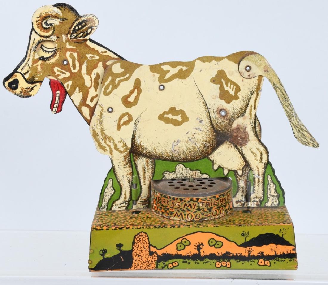 B&R USA EARLY mechanical TIN COW (1 of 4)
