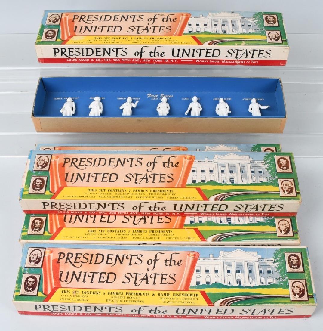 MARX PRESIDENT SETS, SERIES 1 - 5, BOXED (1 of 7)