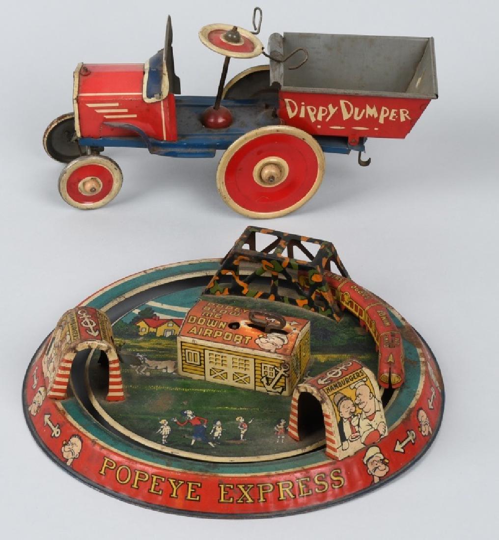 2-MARX 1930's TIN windup POPEYE TOYS (1 of 6)