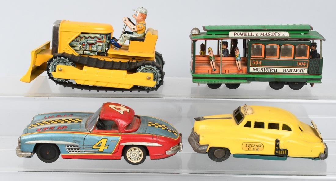 JAPAN TIN TOY LOT, MERCEDES & MORE (1 of 9)