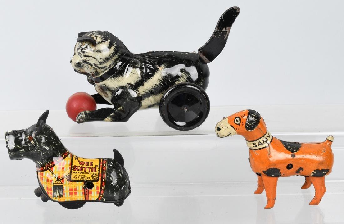 3-MARX TIN winup TOYS, WEE SCOTTIE, SANDY & MORE (1 of 4)