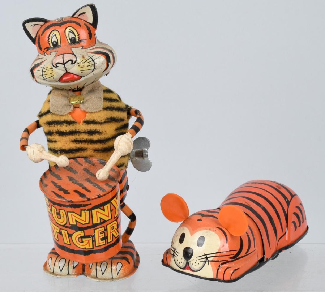 2-MARX JAPAN TIN TOY TIGERS (1 of 5)