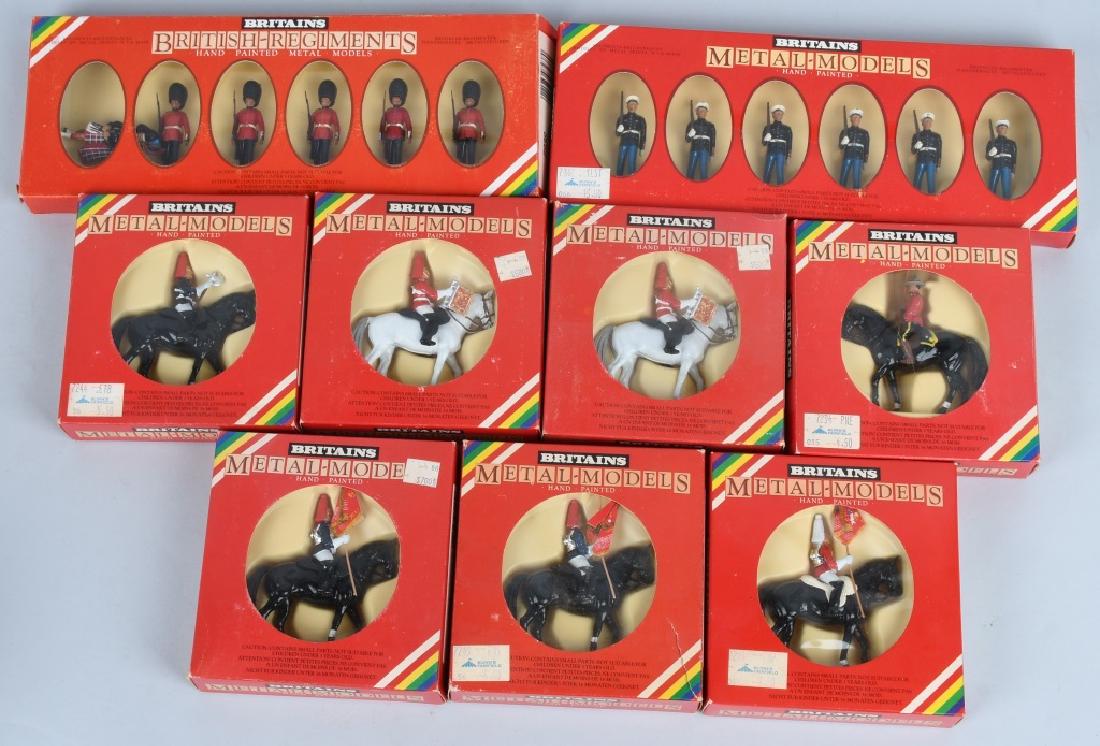 9-BRITAINS 1980's LEAD SOLDIER SETS, BOXED (1 of 5)