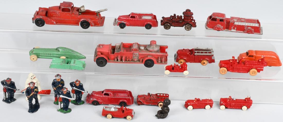 LARGE LOT of VINTAGE FIRE TOYS, FIREMEN & MORE (1 of 4)
