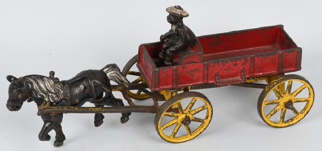 KENTON 1920's CAST IRON PLANTATION WAGON (1 of 14)