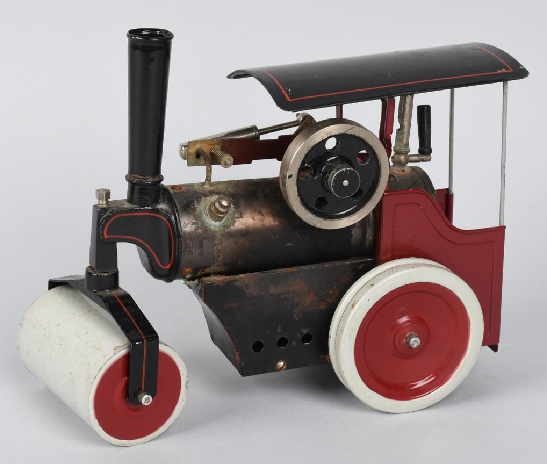 GERMAN FLEISCHMANN LIVE STEAM ROAD ROLLER (1 of 8)