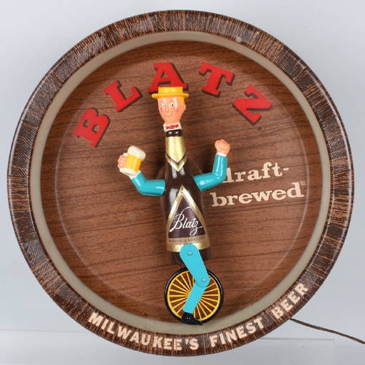 BLATZ BEER UNICYCLE ELECTRIC SIGN Sep 15, 2018 Milestone Auctions in OH