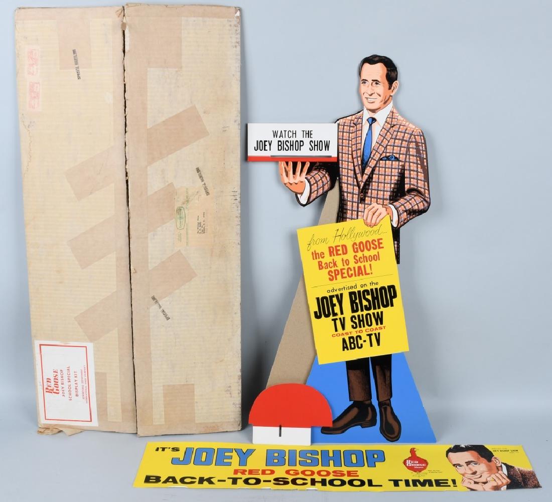 RED GOOSE SHOES JOEY BISHOP DISPLAY MIB: New Old Stock Red Goose Shoes Joey Bishop Store Display. Never used still in the box. 33" Excellent