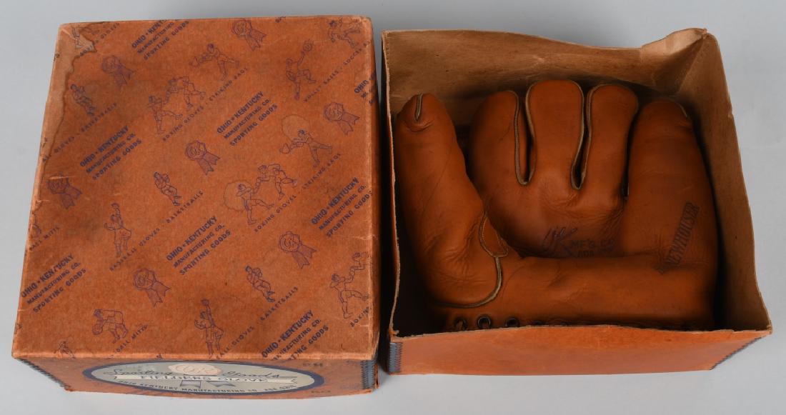 OK MFG HAL NEWHOUSER BASEBALL GLOVE MIB: New Old Stock Ohio-Kentucky Mfg Hal Newhouser Baseball Glove. New used in the box. 9" Excellent