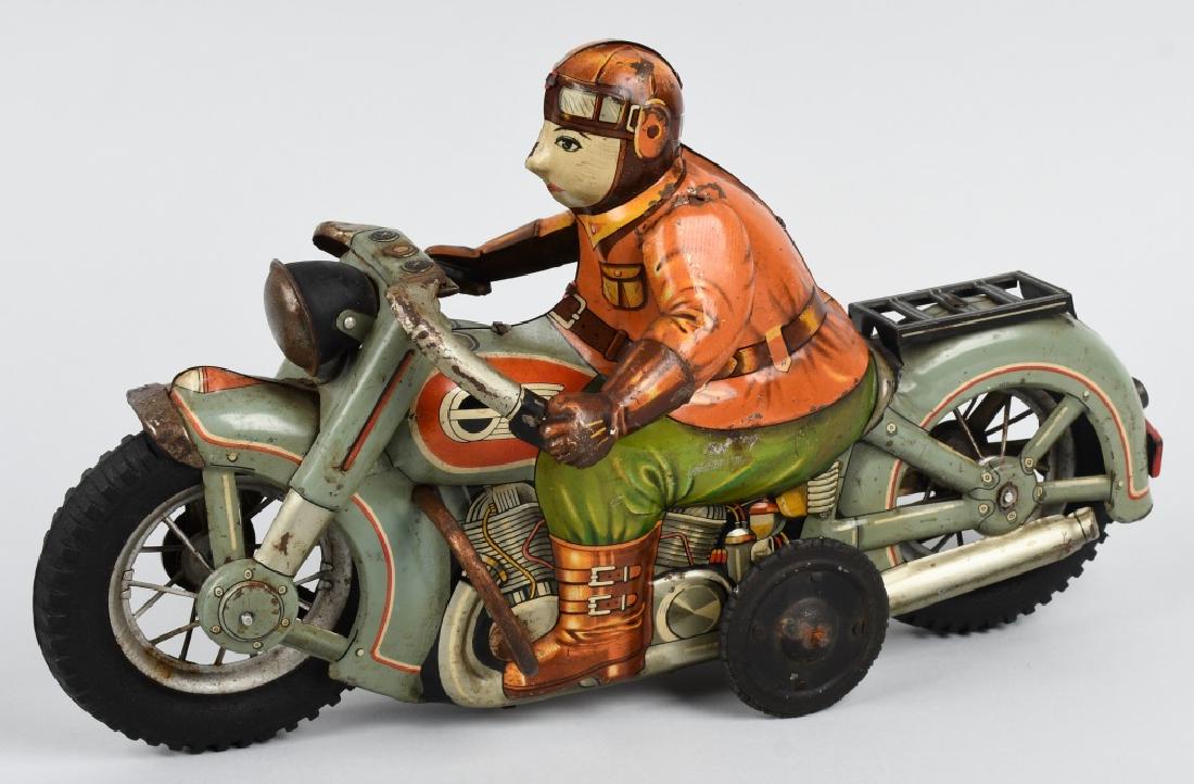 15" I.Y. Tin Friction HARLEY DAVIDSON MOTORCYCLE (1 of 8)