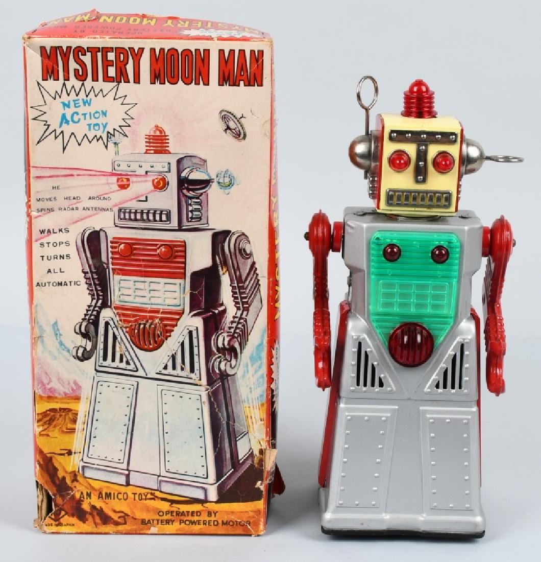 JAPAN Battery Op MYSTERY MOON MAN w/ BOX (1 of 10)