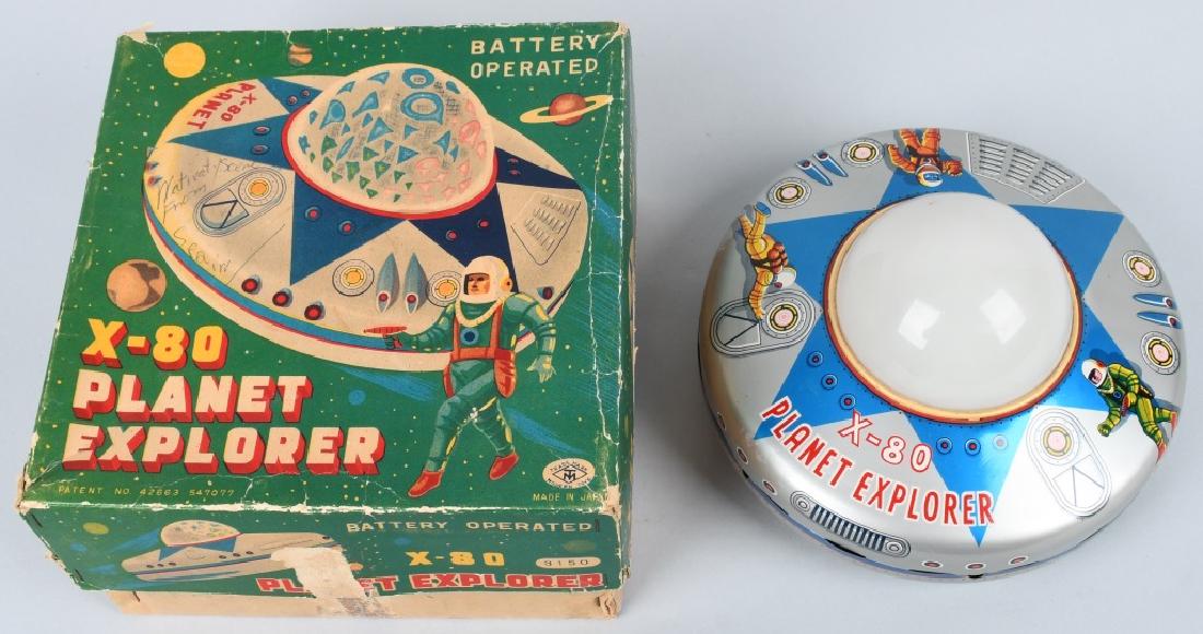 JAPAN Battery Op X-80 PLANET EXPLORER w/ BOX (1 of 9)