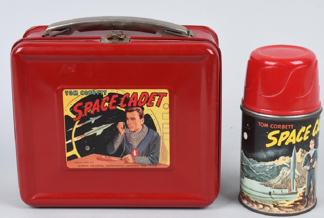 1952 TOM CORBETT LUNCH BOX w/ THERMOS (1 of 9)