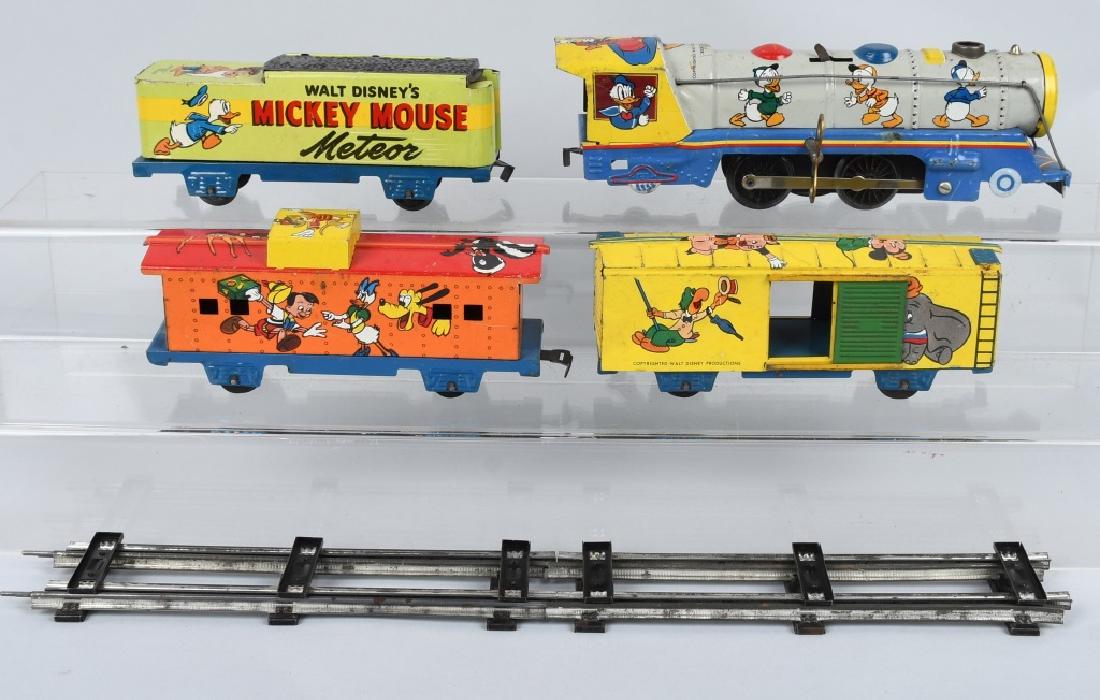 MARX Tin Windup MICKEY MOUSE METEOR TRAIN (1 of 7)