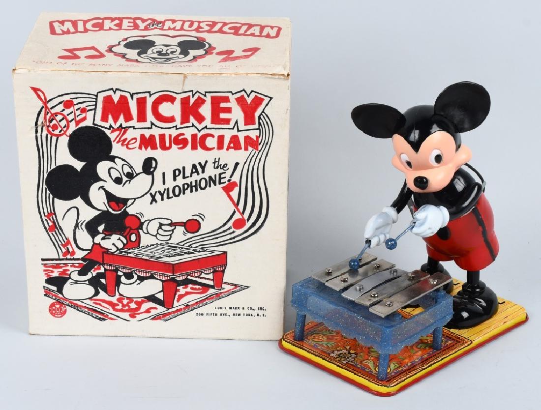 MARX Windup MICKEY THE MUSICIAN w/ BOX (1 of 9)