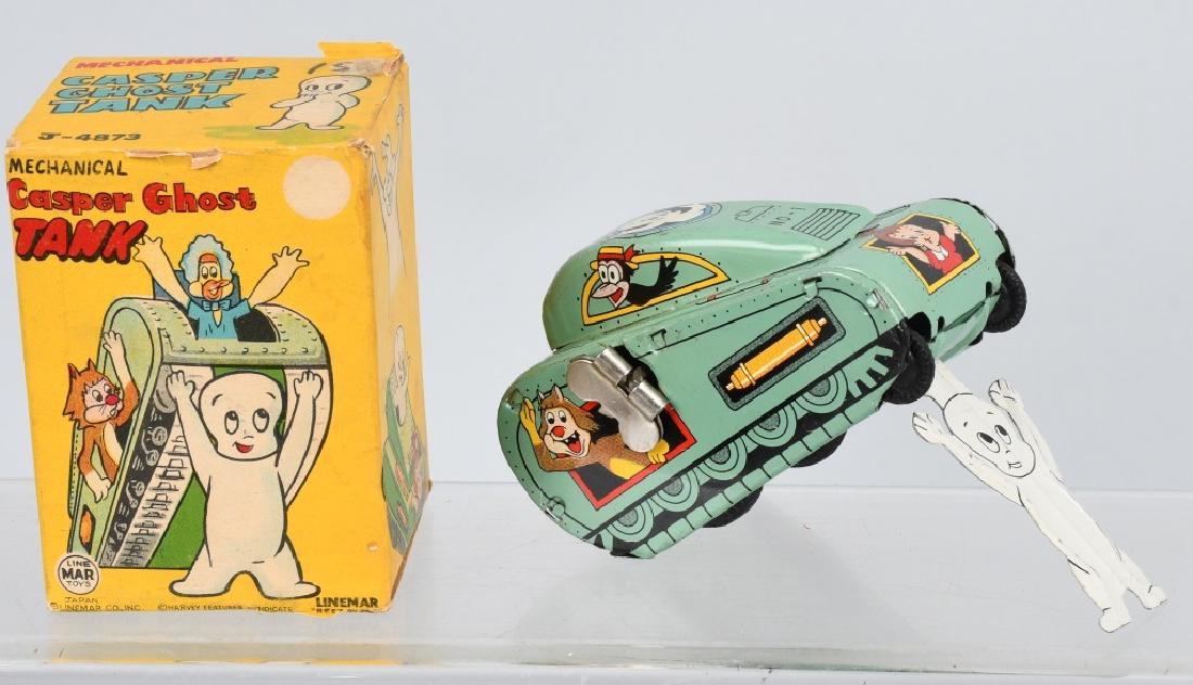 LINEMAR Tin Windup CASPER GHOST TANK w/ BOX (1 of 11)