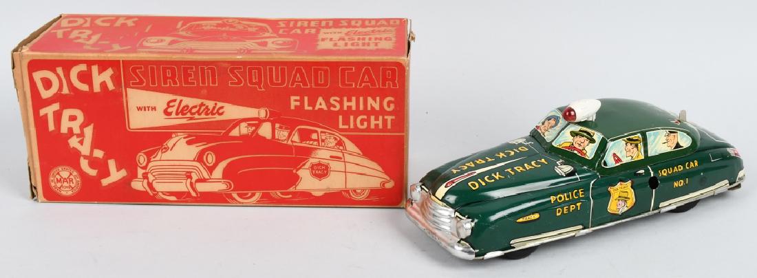 MARX Tin Friction DICK TRACY SQUAD CAR w/ BOX (1 of 10)