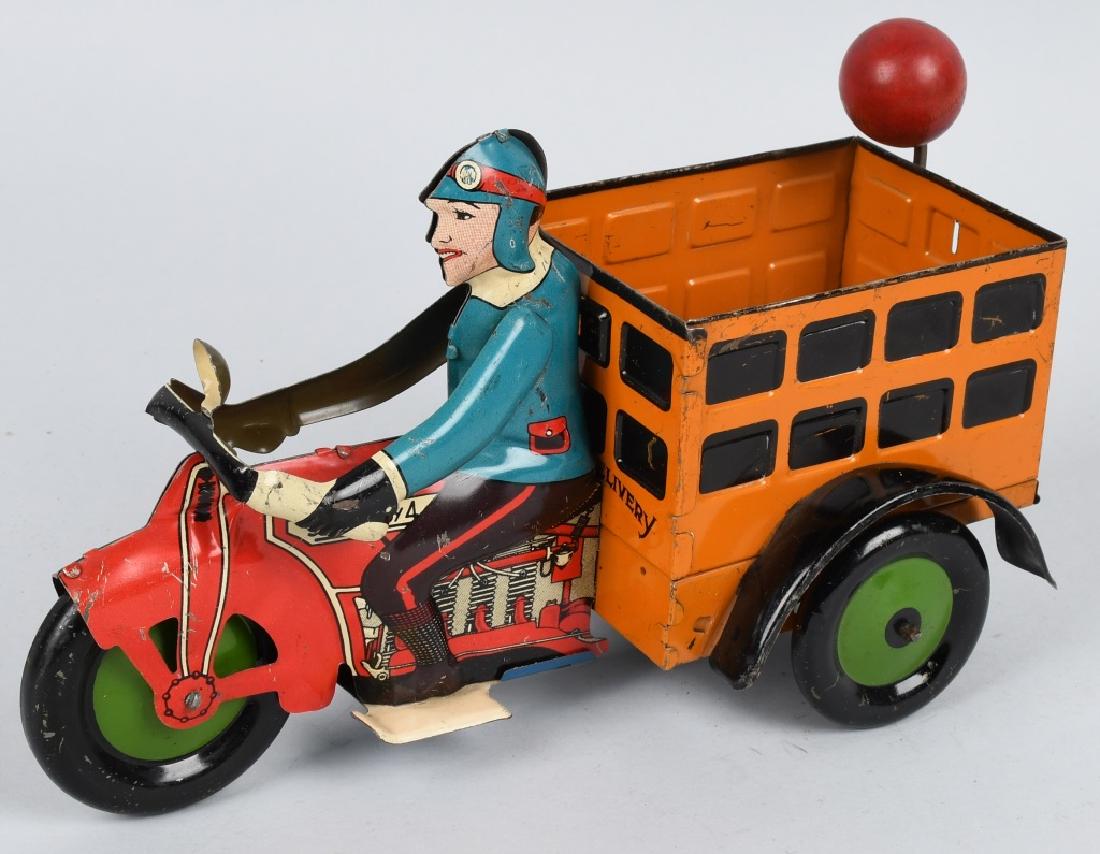 MARX Tin Windup SPEED BOY DELIVERY w/ BALL (1 of 5)