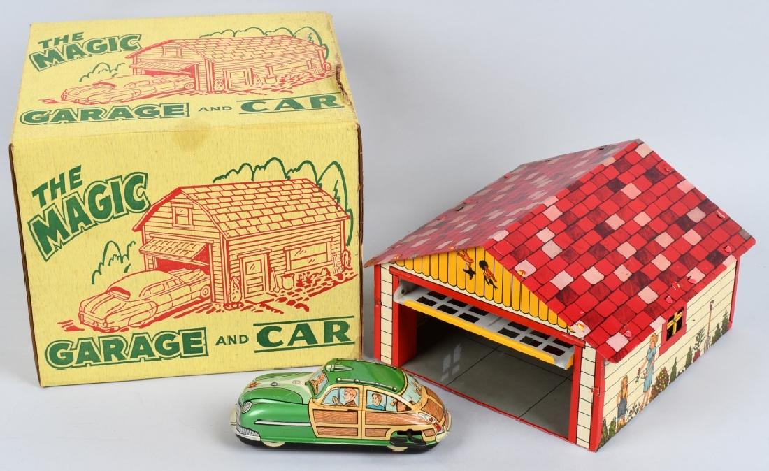MARX MAGIC CAR & GARAGE w/ BOX (1 of 8)