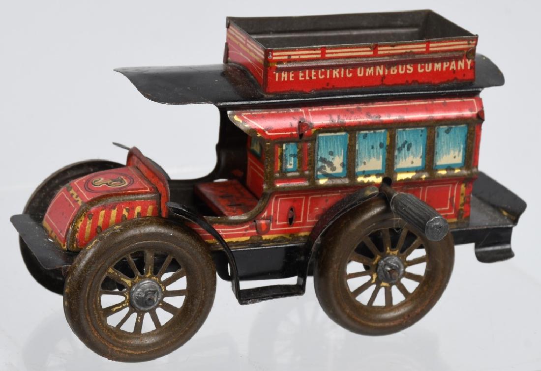 JP MEIER Tin Fly Wheel DOUBLE DECKER BUS (1 of 7)