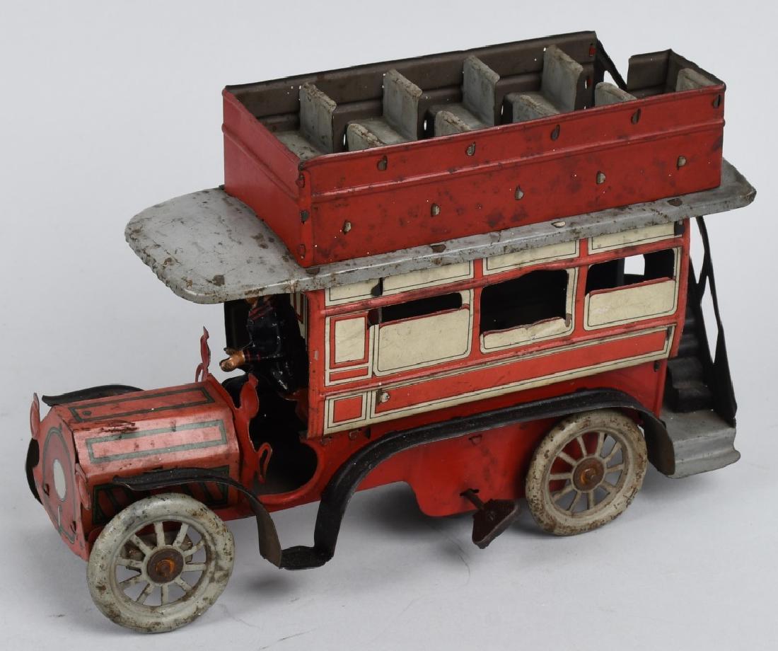 OROBR Tin Windup DOUBLE DECKER BUS (1 of 6)