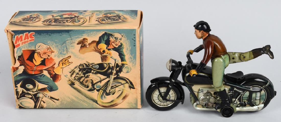ARNOLD Tin Windup MAC 700 MOTORCYCLE w/ BOX (1 of 9)