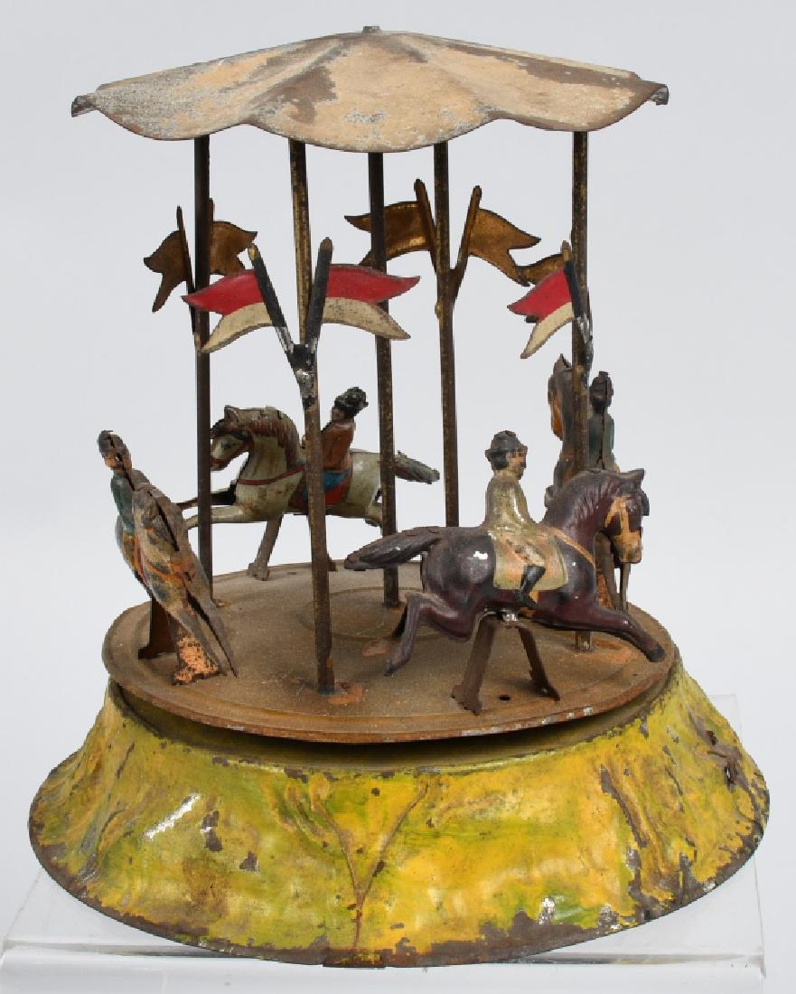 GERMAN Tin Windup CAROUSEL (1 of 6)