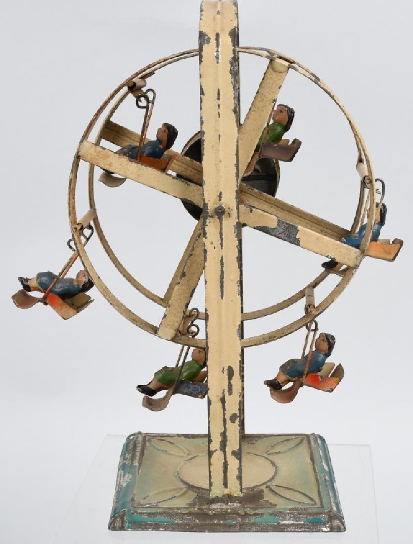 GERMAN Tin Windup FERRIS WHEEL (1 of 9)