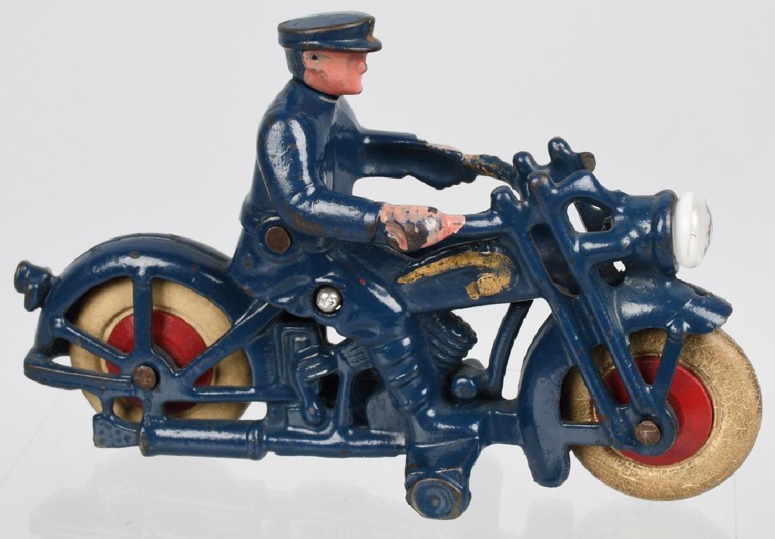 HUBLEY cast iron MOTORCYCLE ELECTRIC HEADLIGHT (1 of 5)