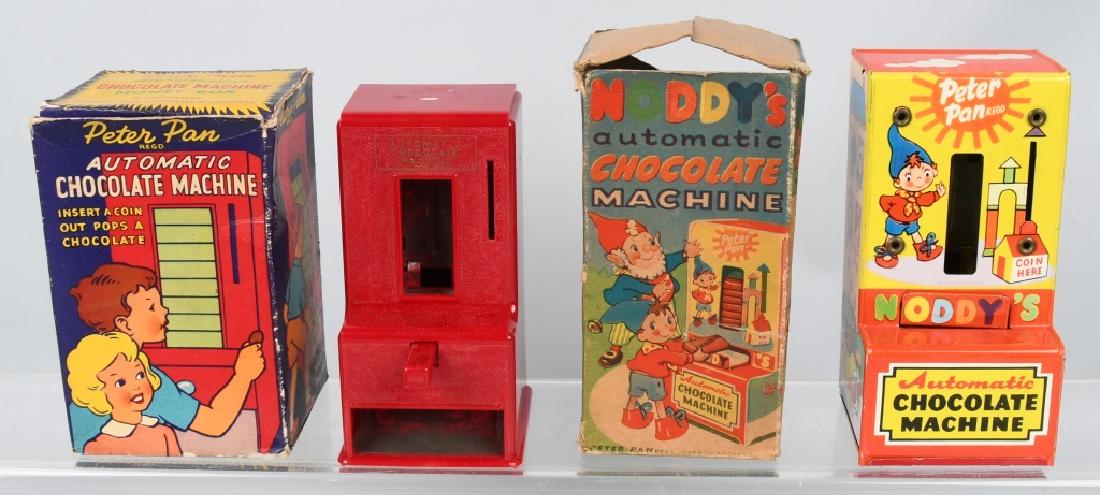 2-PETER PAN VENDING MECHANICAL BANKS w/ BOXES (1 of 9)