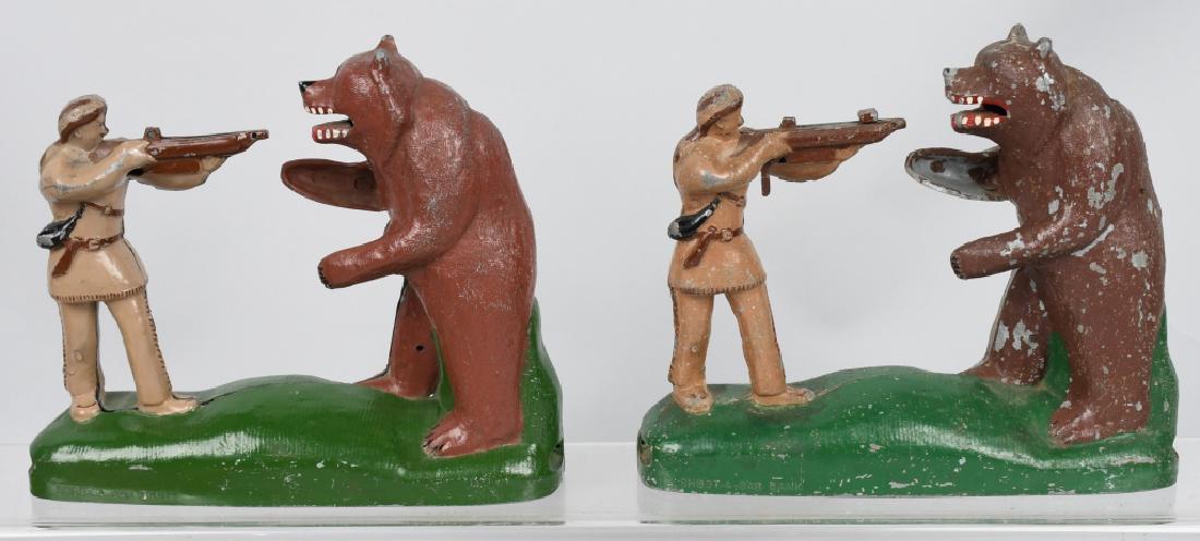 DAVY CROCKETT "SHOOT-A-BAR" MECHANCIAL BANK (1 of 4)