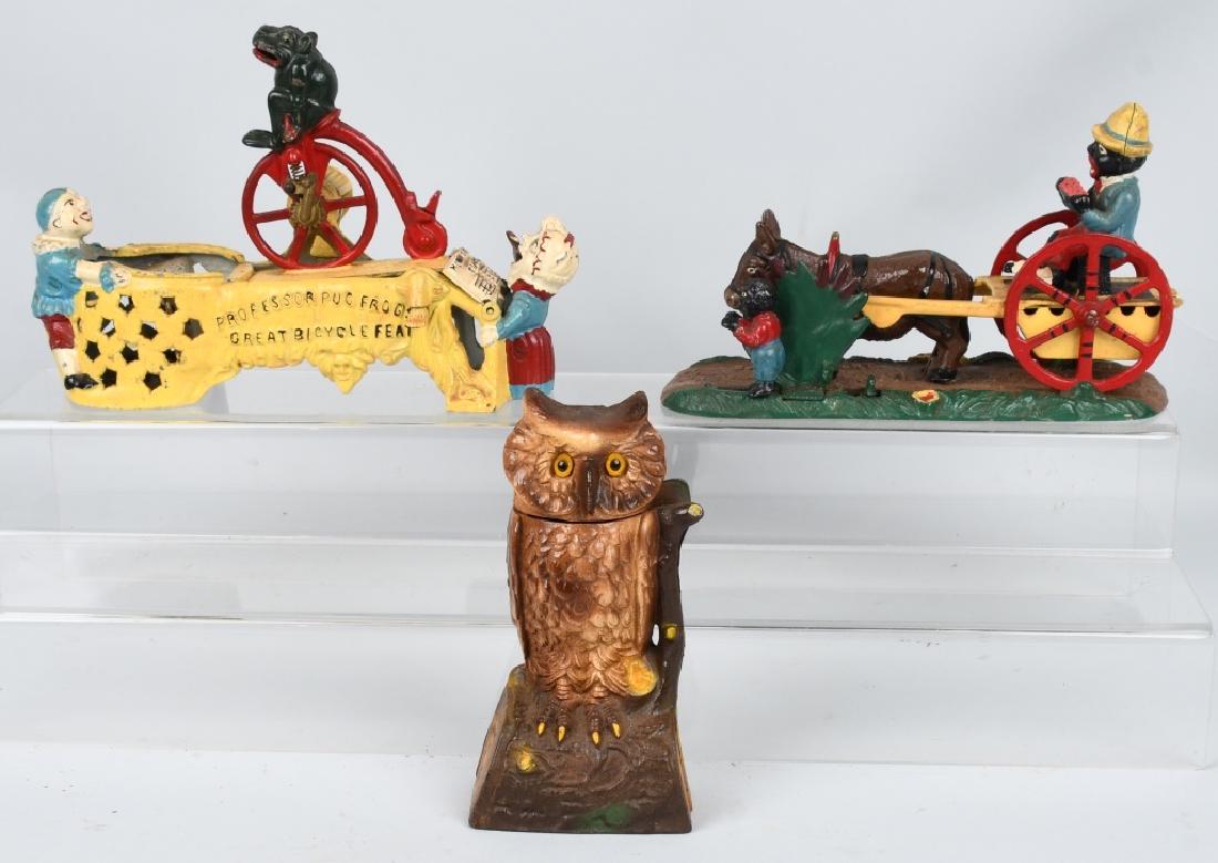 3-BOOK OF KNOWLEDGE & CAPRON MECHANICAL BANKS (1 of 4)