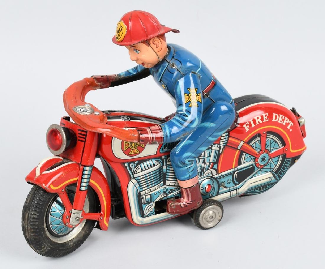 JAPAN Battery Op FIRE DEPT MOTORCYCLE (1 of 7)