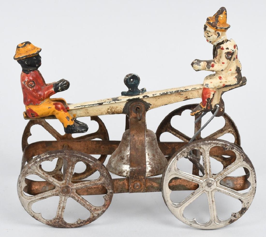 CLOWN & SHARECROPPER BELL TOY (1 of 4)