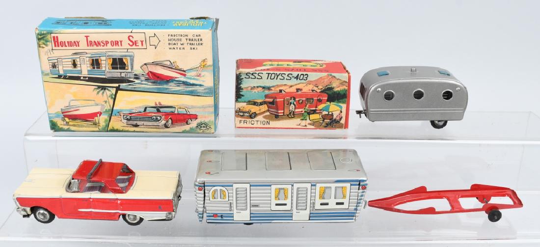 JAPAN HOLIDAY TRANSPORT SET & TRAILER w/ BOXES (1 of 6)