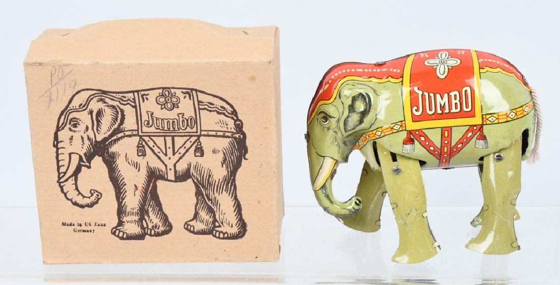 US ZONE GERMANY Windup JUMBO ELEPHANT w/ BOX (1 of 4)