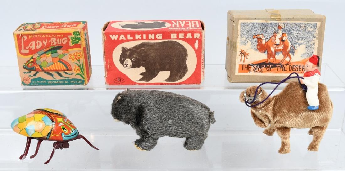 3- JAPAN WINDUP ANIMAL TOYS w/ BOXES (1 of 4)