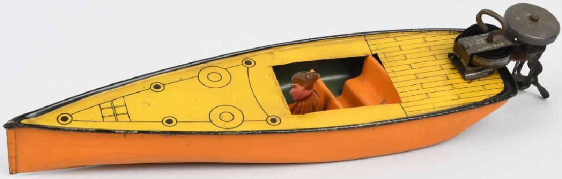TIN WINDUP BOAT WITH OUTBOARD MOTOR (1 of 6)