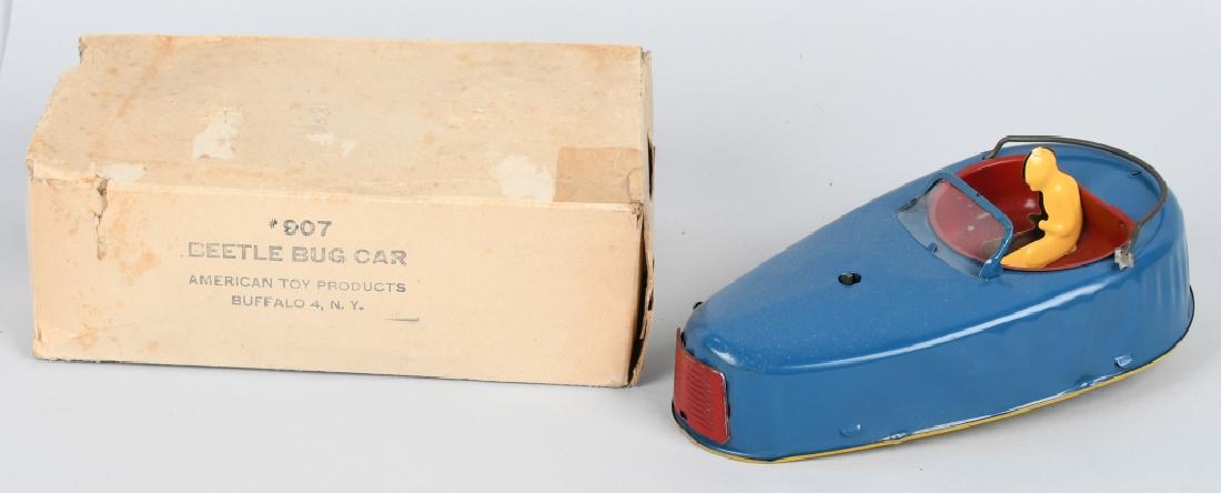 AMERICAN TOY Windup BEETLE BUG CAR w/ BOX (1 of 7)