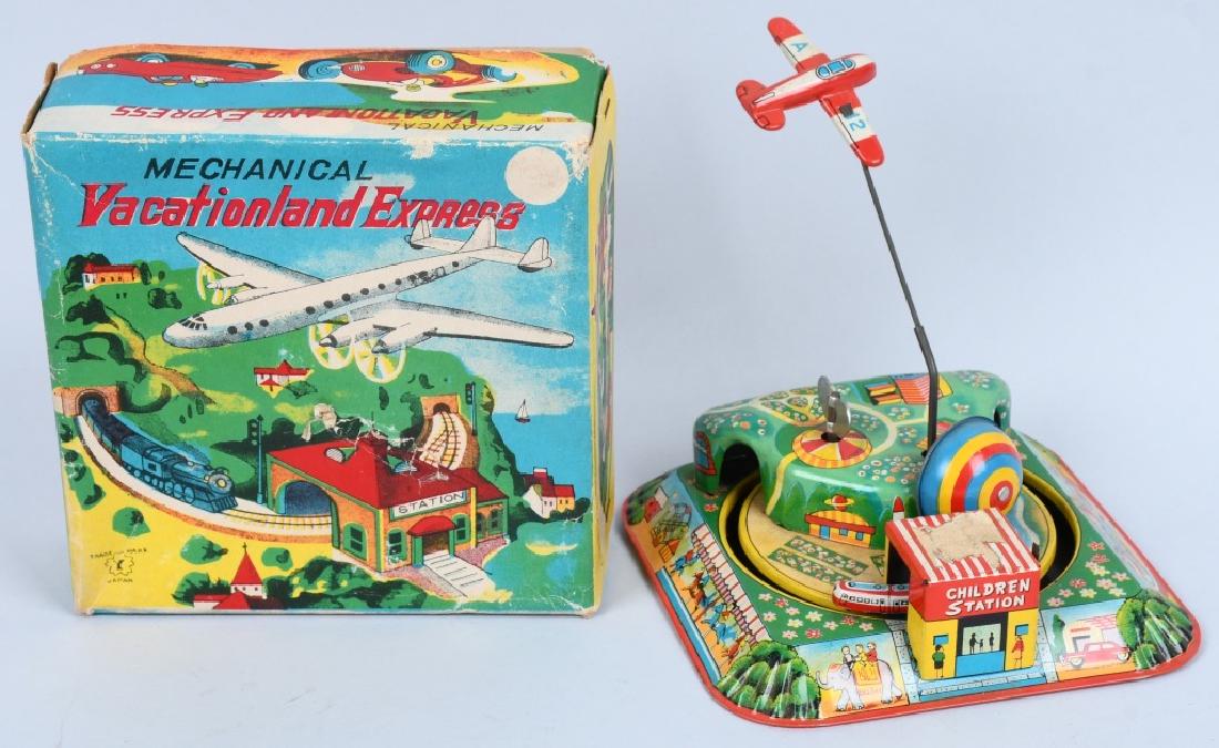 JAPAN Tin Windup VACATIONLAND EXPRESS w/ BOX (1 of 6)