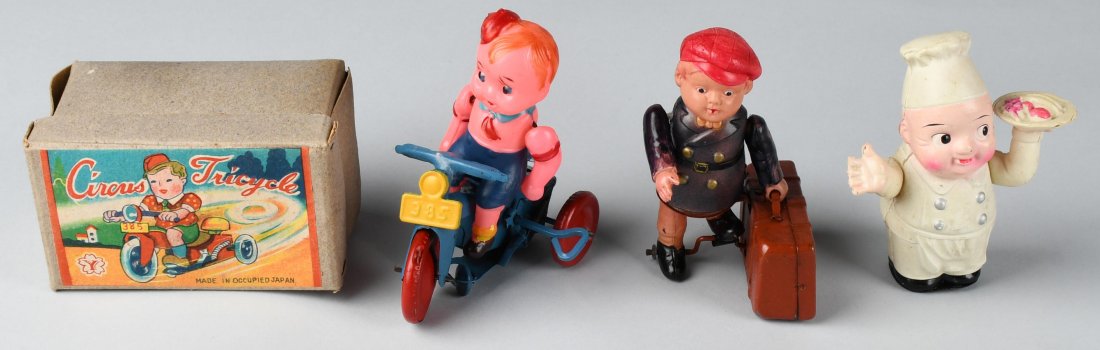 3- JAPAN CELLULOID WINDUP TOYS (1 of 4)