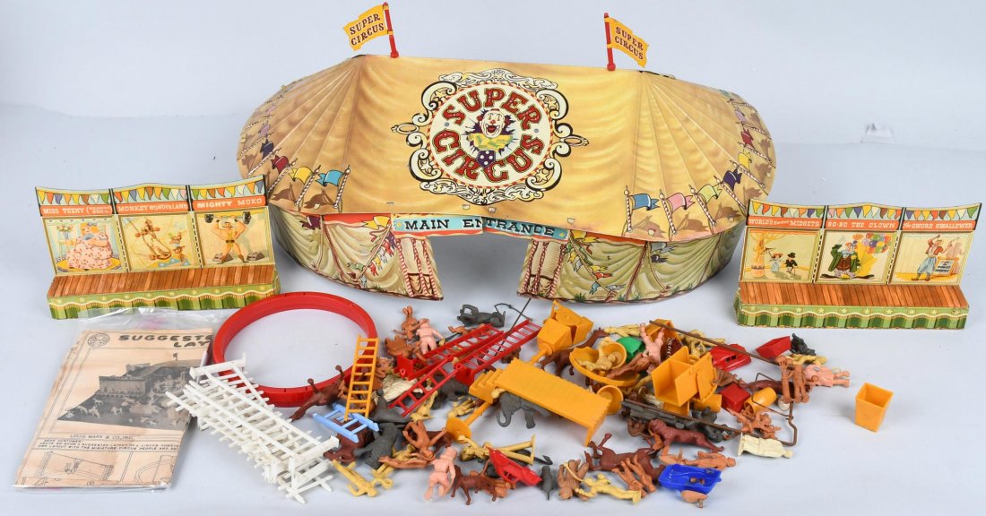 MARX SUPER CIRCUS w/ ACCESSORIES (1 of 9)
