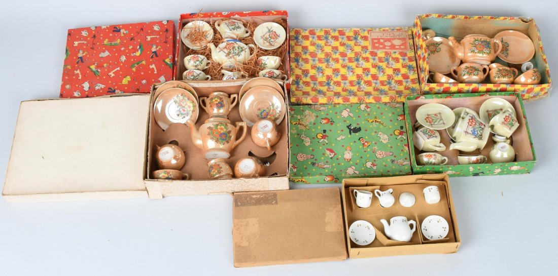 5-JAPAN & GERMAN CHILDS TEA SETS, w/ BOXES (1 of 6)