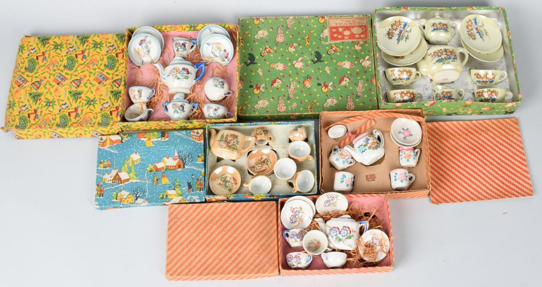 5-JAPAN  CHILDS TEA SETS, w/ BOXES (1 of 6)
