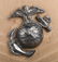 WWII US MARINE CORPS PITH HELMET WITH EGA - 5