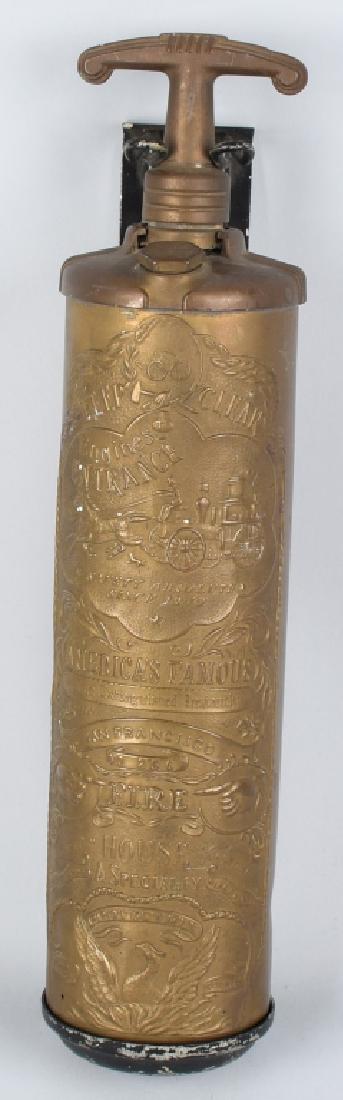 GENERAL QUICK AID BRASS FIRE EXTINGUISHER (1 of 7)