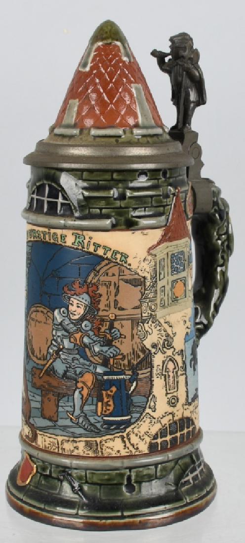 METTLACH #2382 THIRSTY KNIGHT BEER STEIN (1 of 10)