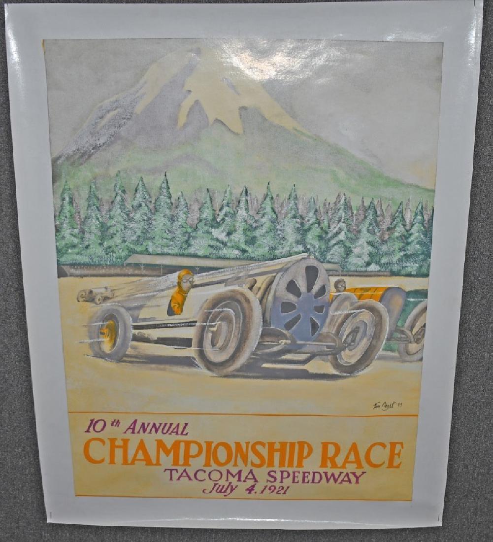 THOMAS CIBORT 1921 TACOMA SPEEDWAY RACE PRINT (1 of 4)